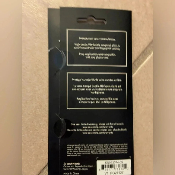 - kate spade new york Aluminum Ring Lens Protector Set in Silver new in box - Picture 14 of 16